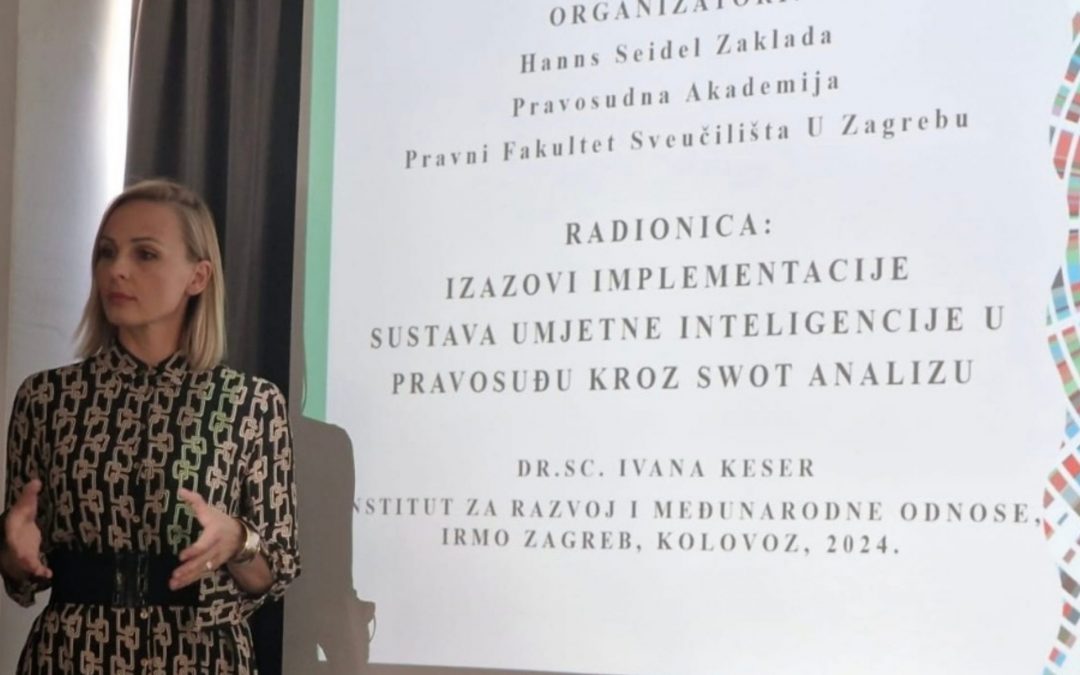 IRMO researcher conducted a workshop at the Summer School in Dubrovnik