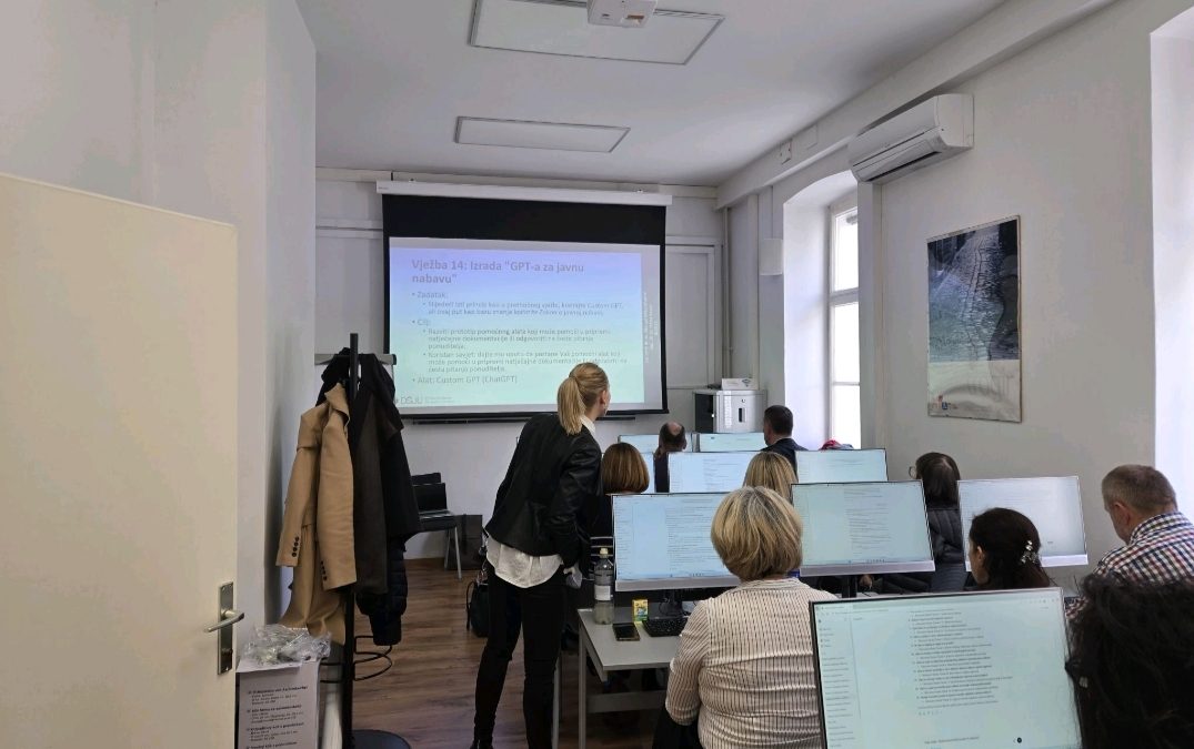 Znanstvenica IRMO-a održala radionicu o umjetnoj inteligenciji u Državnoj školi  za javnu upravu