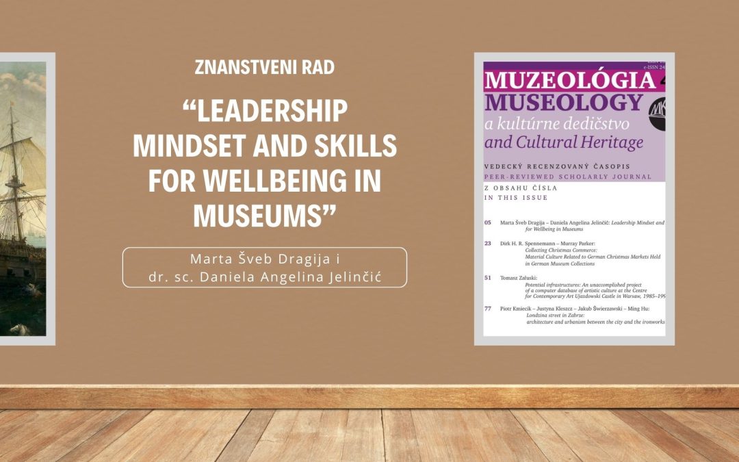 The scientific paper “Leadership Mindset and Skills for Wellbeing in Museums” has been published