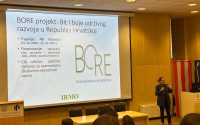 Predstavljanje BORE projekta na GeoSustain Workshopu